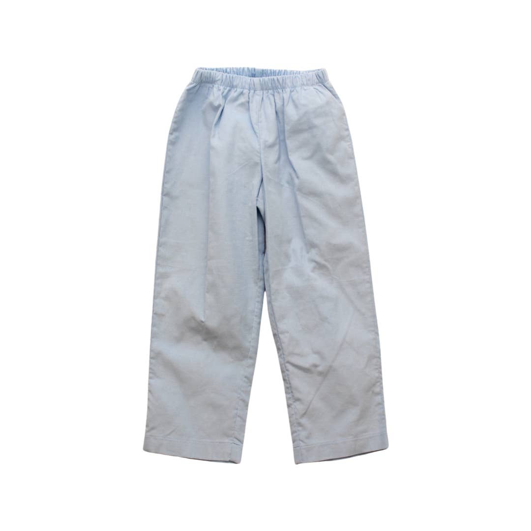 Pull on Pant - Baby Blue Corduroy