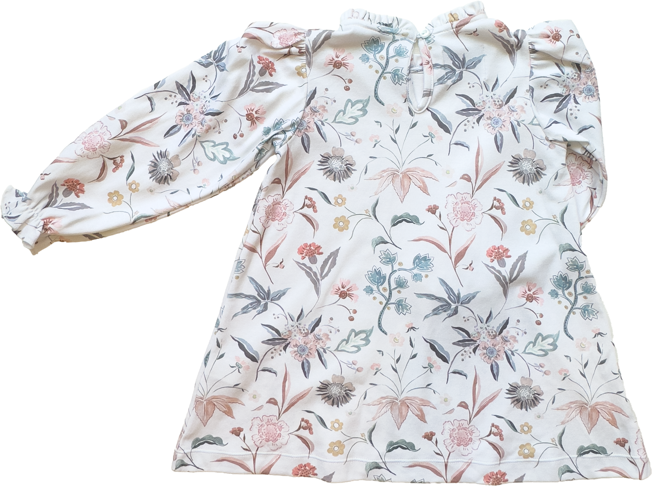 Yorkshire Dress - Field Botanical White