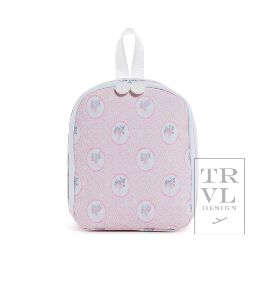 Bring It Lunch Bag - Floral Medallion Pink