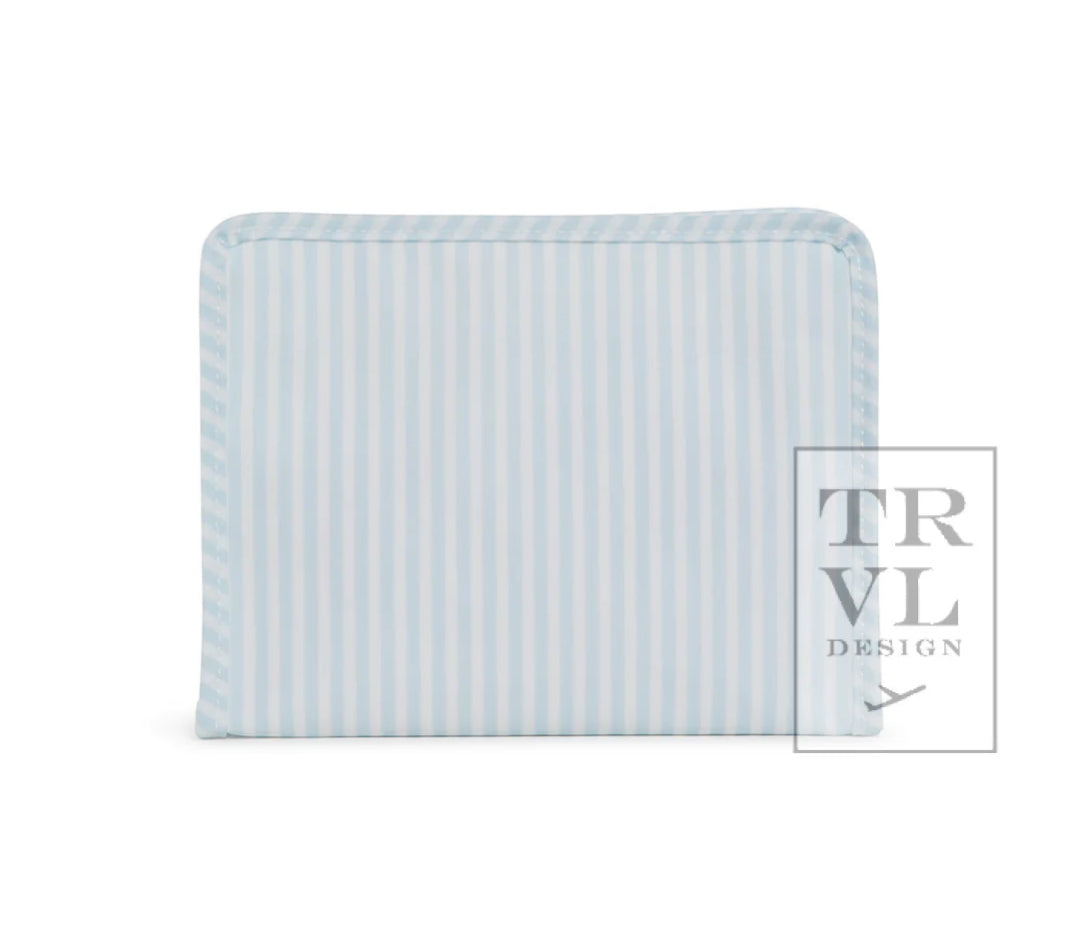 Medium Pouch - Blue Pimlico Stripe