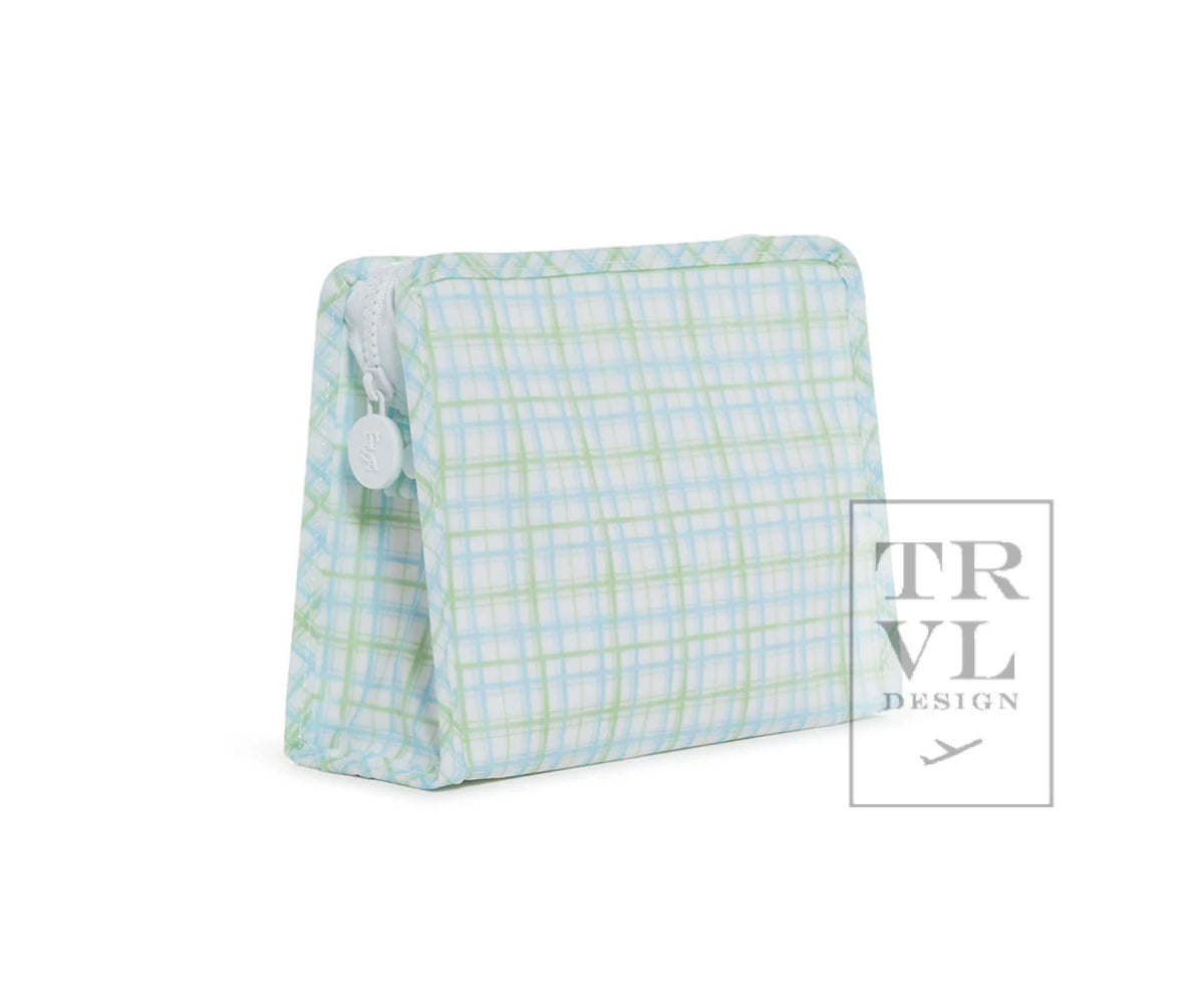 Medium Pouch - Green Classic Plaid