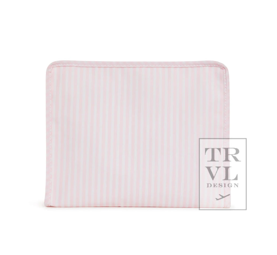 Large Pouch - Pink Pimlico Stripe