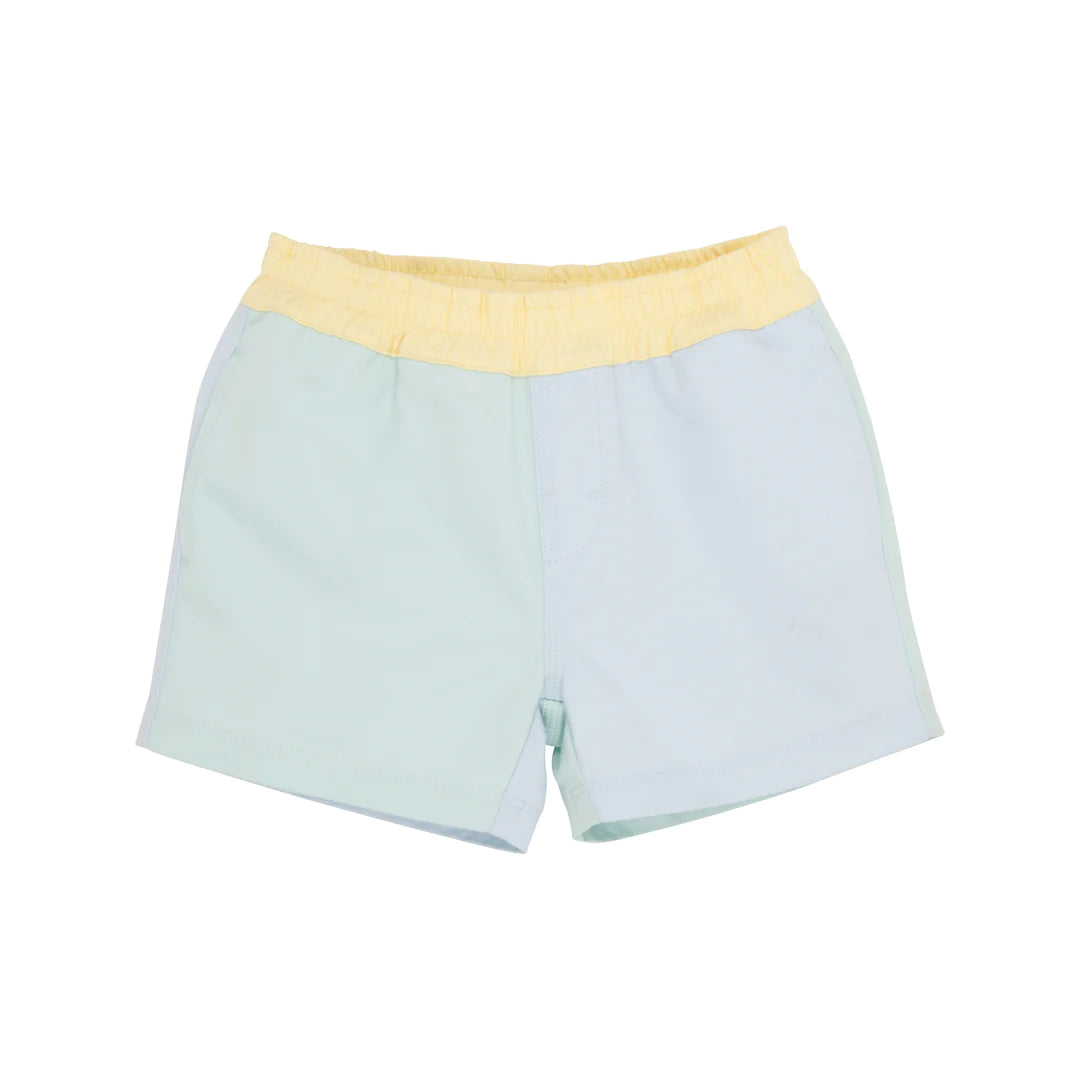 Colorblock Sheffield Shorts - Sea Island Seafoam/Buckhead Blue/Bellport Butter Yellow