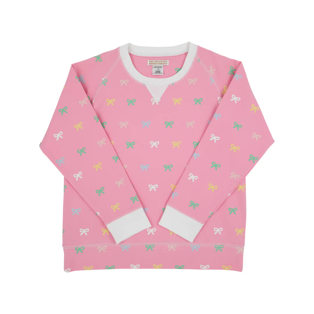 Cassidy Comfy Crewneck - Recess Ribbons