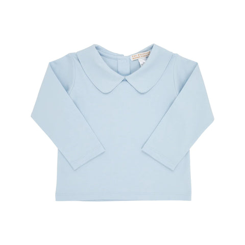 Peter Pan Collar Shirt Long Sleeve - Buckhead Blue