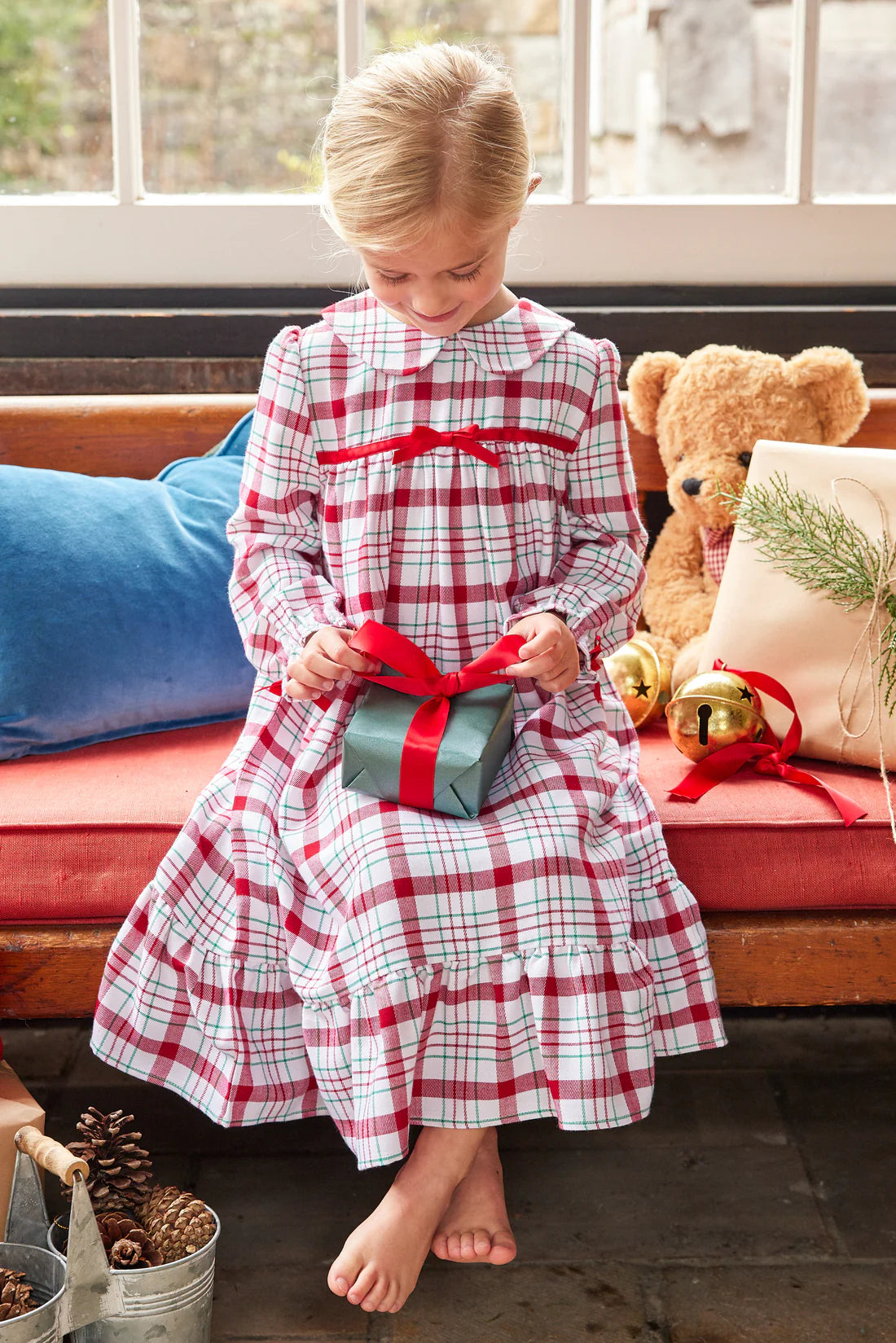 Classic Nightgown - Holiday Plaid