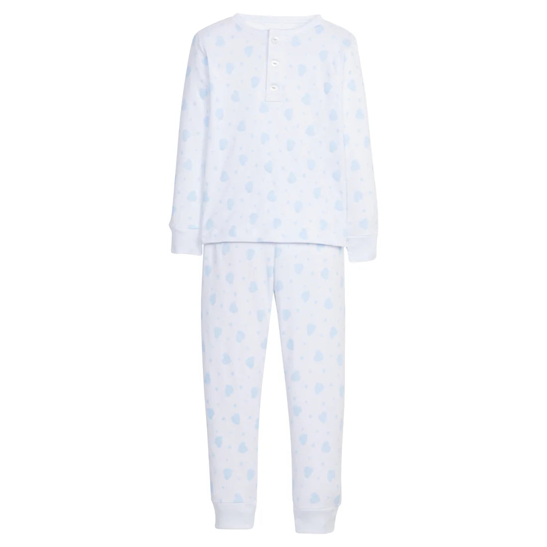 Printed Jammies - Blue Heart