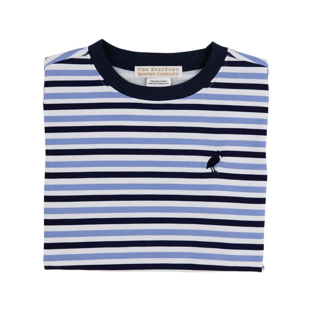 Carter Crewneck - Kennedy Cruise Stripe (Nantucket Navy)