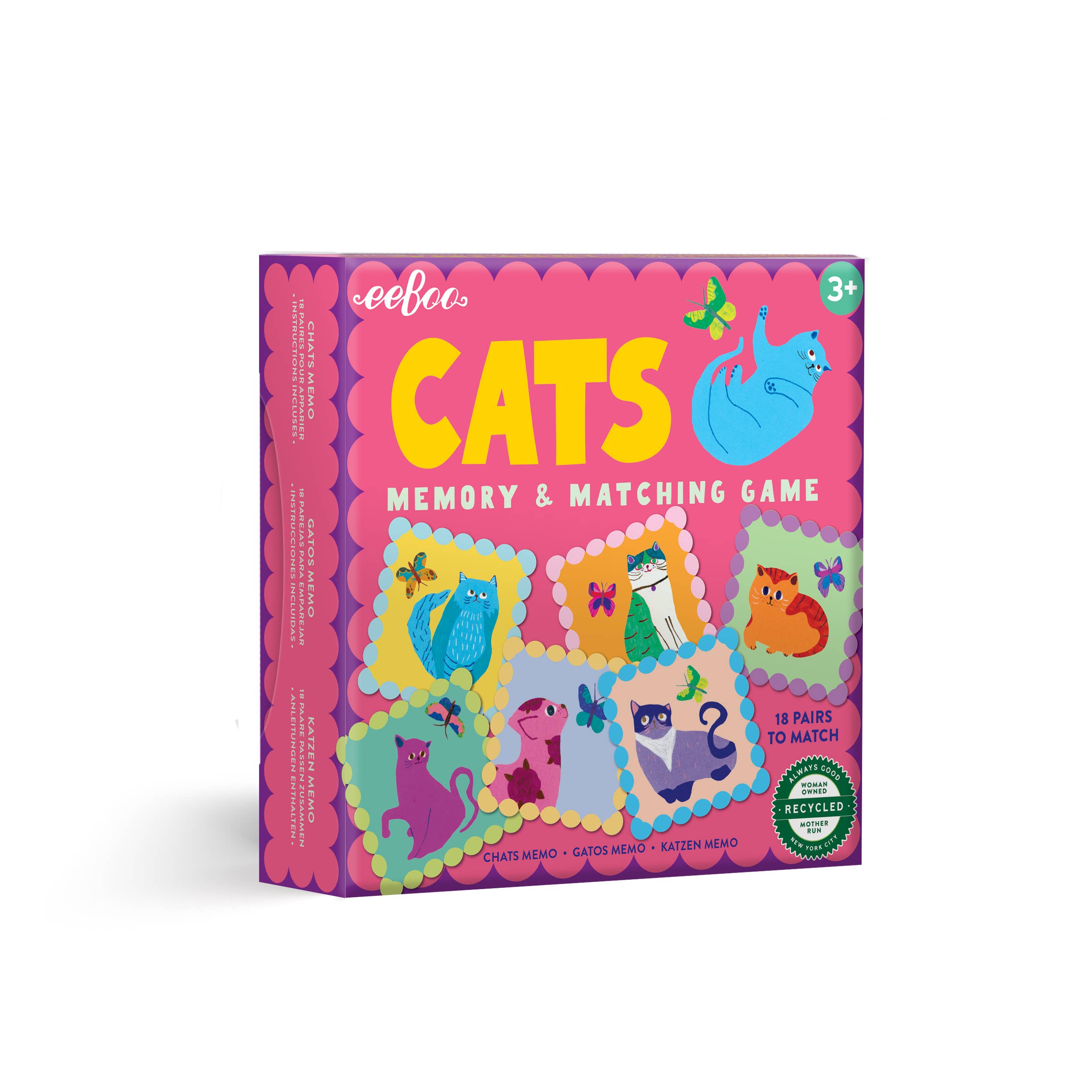 Cats Little Square Memory Game